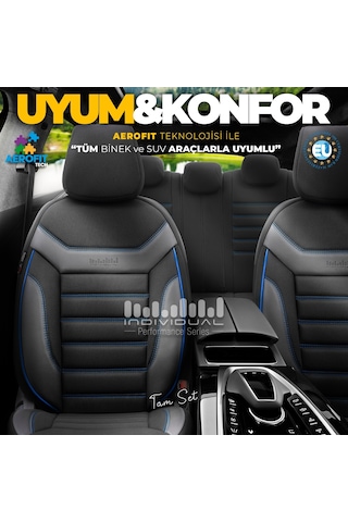 Otom Individual Design Ekstra Destekli Oto Koltuk Kılıfı - 550061876