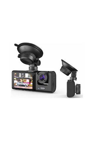 Araç İçi Kamera Çift Kameralı Dvr Ayarlanabilir Açılı Premium Kamera