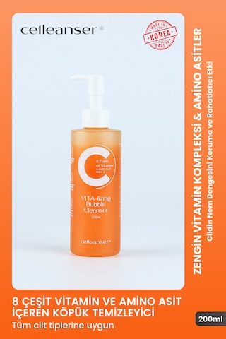 Celleanser Vita Lizing Bubble Cleanser 200 ML