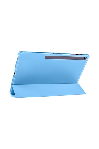 Adige Samsung Galaxy Uyumlu Tab S10 Fe Plus Kılıf Smart Case Kalem Bölmeli Standlı Arkası Buğlu Mika Standlı Kapak