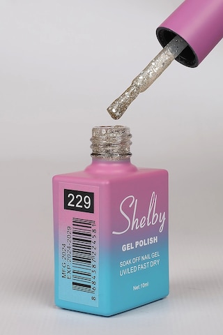 Shelby 10 Ml. A229 Işıltılı Renkli Kalıcı Oje