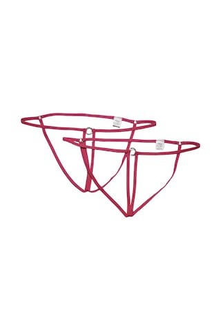 Asist Secret Magic Asm1256 Kadın 2 Li Kırmızı Özel Nokta Vurgulutanga String Kırmızı
