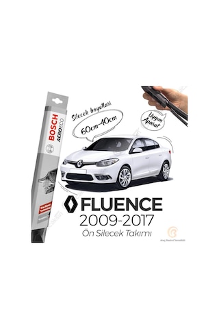 Renault Fluence Muz Silecek Takımı 2010-2018 Bosch Aeroeco