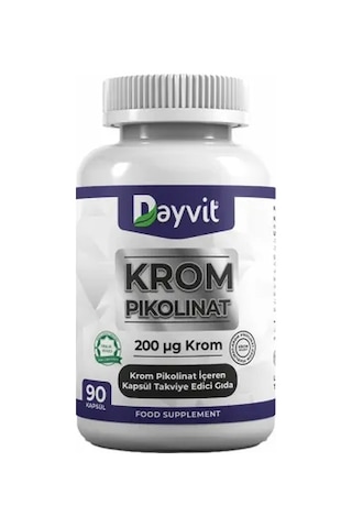 Dayvit Krom Picolinat 200mcg 90 Kapsül