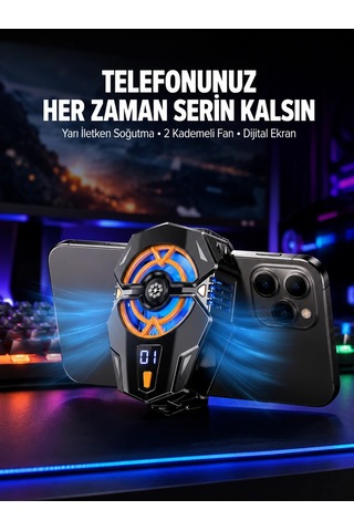 Yarı İletken Cep Telefonu Radyatörü 2 Hız Kademeli Dijital Ekranlı Renkli 48889095