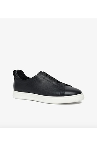 Greyder 18952 6y Siyah Hakiki Deri Erkek Sneaker Spor Ayakkabı Siyah