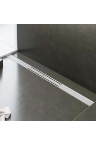 Hüppe River Duş Kanalı, Yandan Çıkışlı, 60cm, Mat Satine, 47h0036000000001 Gri