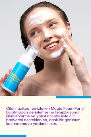 She Vec Magic Foam Party Nemlendirici Yüz Temizleme Köpüğü 150 ML