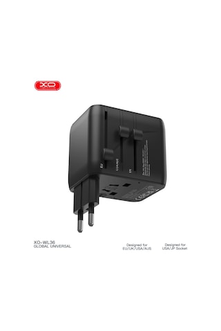 Wl36 Global Evrensel Dönüşüm Şarj Cihazı - Akıllı Şarj Universal Seyahat Adaptörü