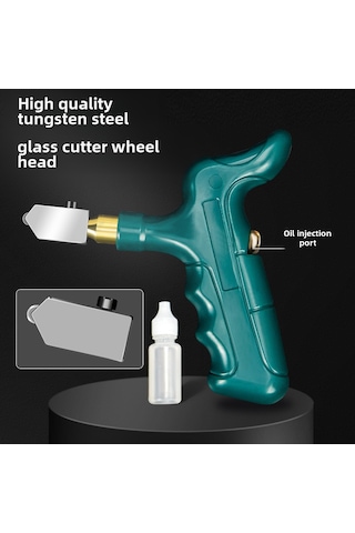 Geeksen El Tutulu Seramik Ve Cam Kesici Aleti - Keskin Bıçaklı, Kolay Kullanım, Dıy Projeleri İçin Tam Zirve Takımı