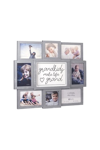 Grandkids Kolaj Resim Çerçevesi Gri