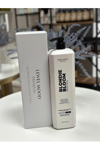 Lewel Mood Premium Blondie Bloom Protein - Kuru Ve Sarı Saçlara Özel Keratin 1000 Ml - Yeni