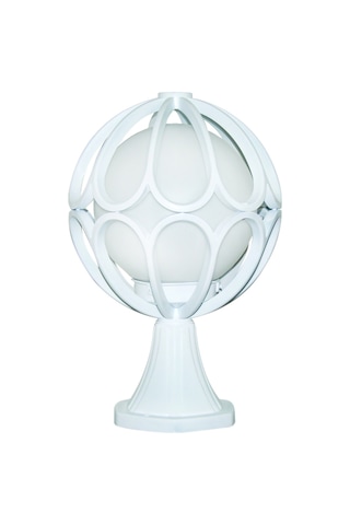 Set Üstü Papatya Bahçe ve Dış Mekan Aydınlatma Armatürü Beyaz