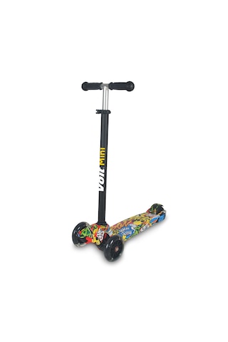 Voit Işıklı Tekerlekli Scooter 5 Yaş Üzeri, Zil Ve Grafiti Tasa
