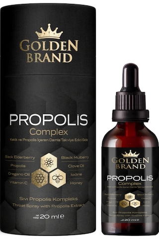 Golden Brand Propolis Complex Kekik ve Propolis İçeren Damla 20 ML