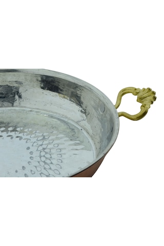 El Yapımı 3 Lü Set 14.5cm,16cm,18cm Bakır Sahan Tava Seti