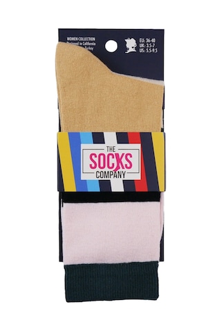 The Socks Company Desenli Kadın Soket Çorap 274k Çok Renkli