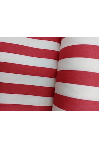 Hayat Home Çizgi Desen Lüks Duck Keten Kumaş