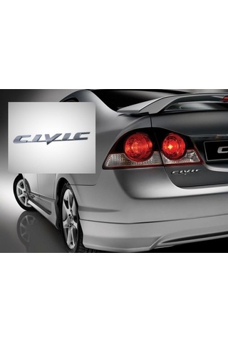Honda Civic Bagaj Yazısı 2007-2016