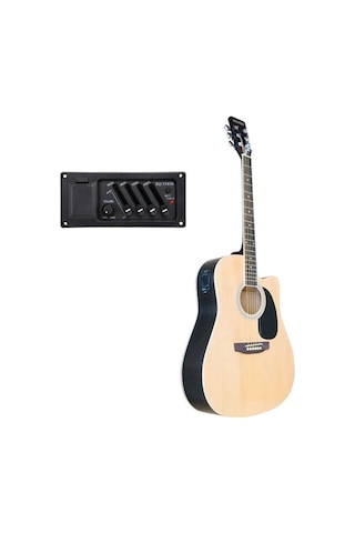 Almira F650N-C Naturel Elektro Akustik Gitar