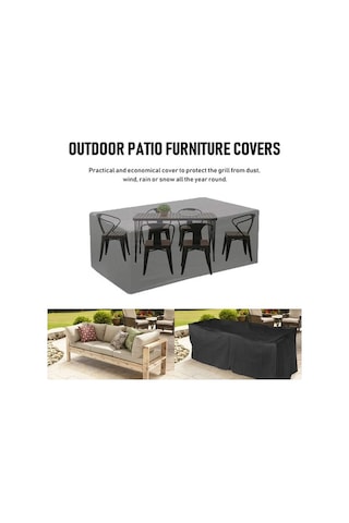 Flybuy Uv Teraş Su Sandalyeler Rüzgar Oxford Mobilya Masa Örtüsü Kanepe İpli Suya Dayanıklı Bahçe Çim Bank Açık DiğER