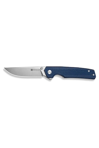 Sencut Stria Milled Blue Canvas Micarta Handle Satin Finished D2 Blade Çakı Mavi