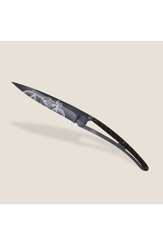Deejo Kamp 37g, Carbon Fiber / Café Racer Siyah