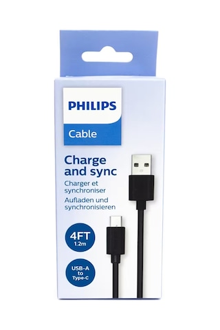 Philips Dlc3541a 45w Usb To Type-c Şarj Kablosu 1.2m Philips Dlc3541a 45w Usb To Type-c Şarj Kablosu 1.2m