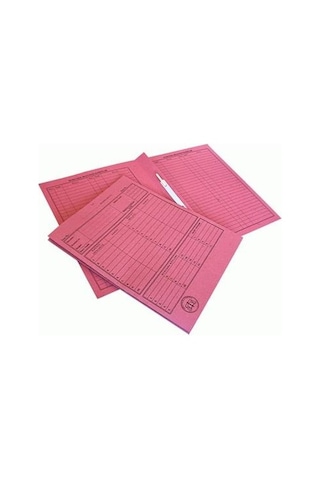 Özkan Baro Dosyası 50'li Paket Pembe (30x34 cm)