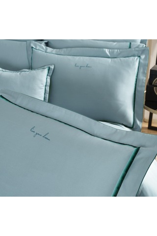 Sarev Odeo Saten Nevresim Takımı Çift Kişilik , .yeşil Yeşil