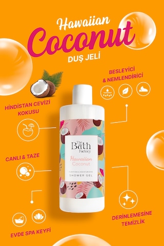 Nemlendirici Ve Besleyici Hindistan Cevizli Duş Jeli 400 Ml