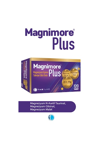 Magnimore Plus Magnezyum 120 Tablet