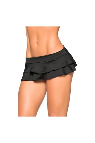 Merry See Siyah Mini Etek (402443463)