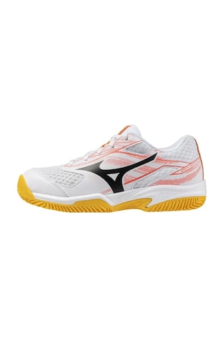 Mizuno Break Shot 5 Jr. Cc Çocuk Tenis Ayakkabısı Beyaz / Turuncu Çok Renkli
