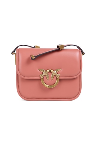 Pinko Gül Kurusu Kadın Deri Çapraz Çanta 104297l21q