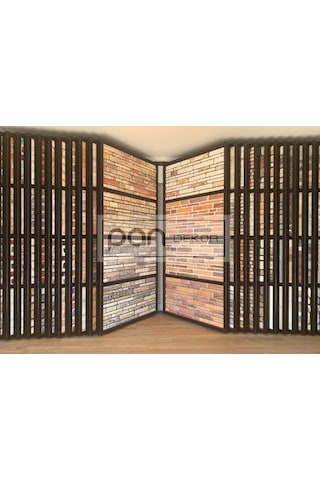 5 Adt(2,5M2Kesme Taş Desenli 3D Strafor Köpük Duvar Kaplama Panel