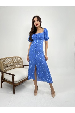 De'charme 5518 Elbise-virginia Beach Altın
