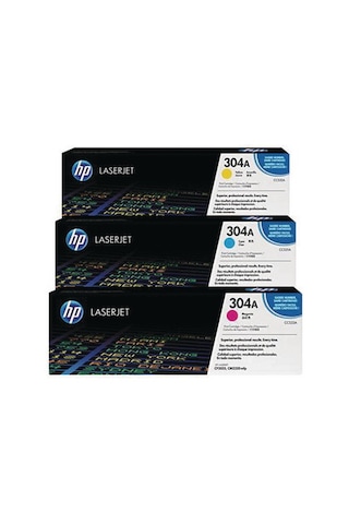 Hp 304A-Cf372Am Renkli Toner 3'Lü Paket