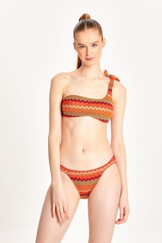 Too Salty Swimwear Kadın Bordo Dantelli Tek Omuz Bikini Takımı 24s120st Bordo