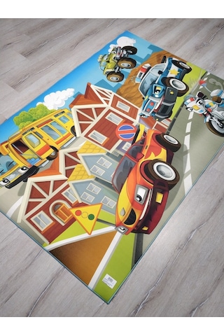 Foto Baskılı Halı Artist Halı Araba 120X180 Cm