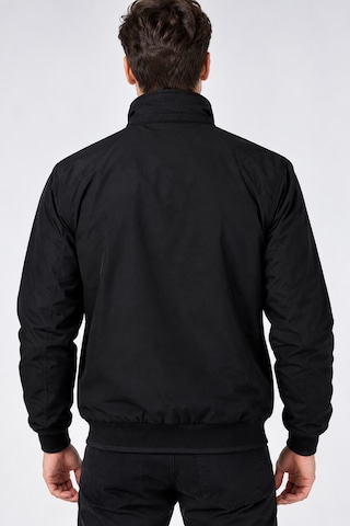 Crozwise Maraton Siyah Erkek Fermuarlı Ceket / Sweat - 6057-10
