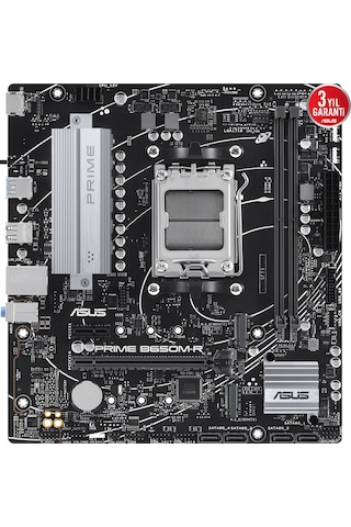 Asus Prıme B650m-r Amd Ddr5 7200+ Oc Hdmı M.2 Am5