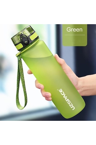 Uzspace Yeşil 1 Litre Tritan Su Matarası Bpasız