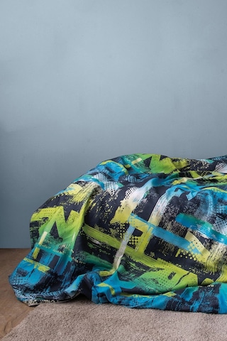 Aqua 210 Tc 83 Tel Dijital Pamuk Saten Tek Kişilik Nevresim Takımı Çok Renkli