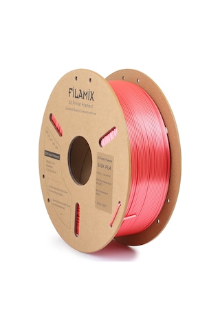 Filamix Pla Sılk Mercan Pembesi Filament 1,75mm 1kg - Bisiparisver