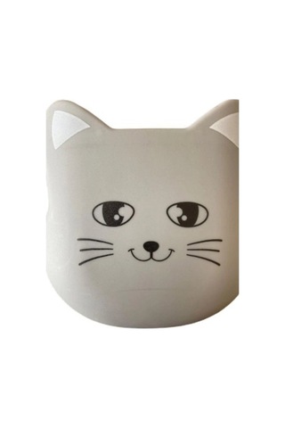 34 Cm Kullanıma Uygun Kedi Tasarımlı Ergonomik Tuvalet Fırçası 000 Açık Krem