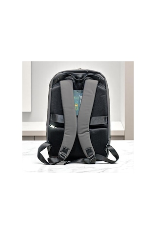 Laptop Gözlü Ve Körüklü İnce Tasarım Sırt Çantası Baggaj S24133 Gri