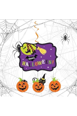Happy Halloween Asmalı Tavan Süsü Diğer
