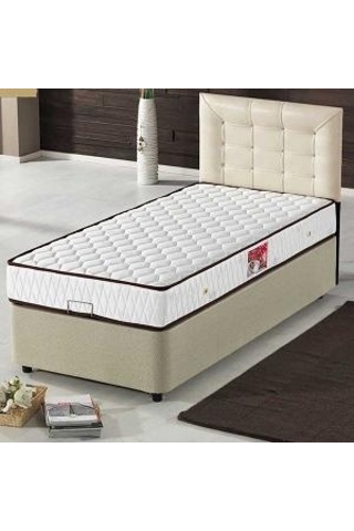 Baza-Başlık STANDART Silinir MODEL Deri başlık Metal Fırın Boya Soft Ortopedik Yatak90*190 El Yapım