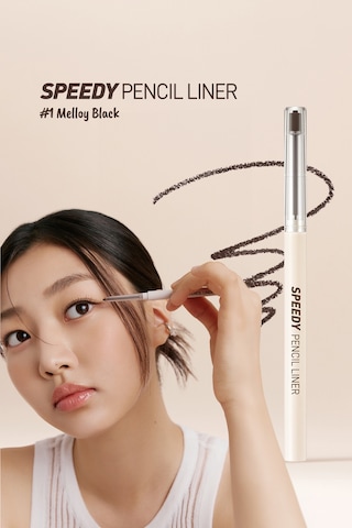Suya Dayanıklı Kolay Kullanım Sunan Göz Kalemi Peripera Speedy Pencil Liner 1 Melloy Black